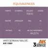AK Interactive AK11804 WWI GERMAN MAUVE – AIR 17ml